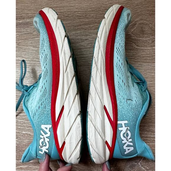 Hoka|One One Clifton 8|Teal/Orange|SZ 9‎ - Picture 9 of 11
